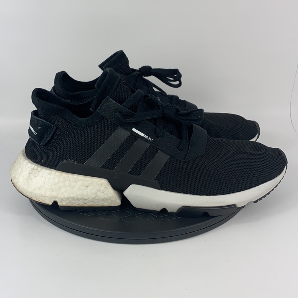 Adidas Originals POD-S3.1 Boost Black Running Shoes B37366 Men's Size 13 - Picture 4 of 13